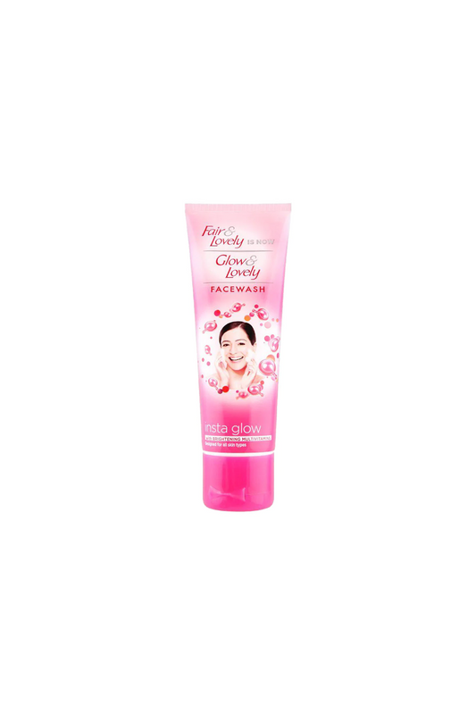 glow & lovely face wash bright glow 80g pak