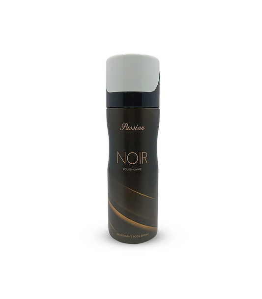 passion body spray noir 200ml for men