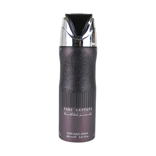 lattafa body spray ramz silver 200ml