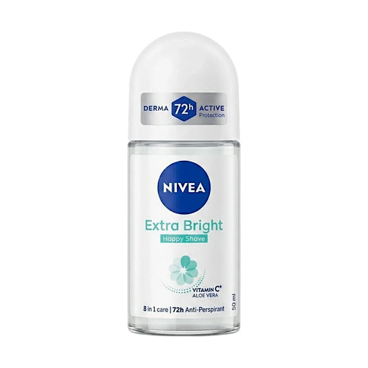 nivea roll on extra bright happy shave 50ml