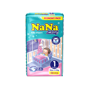 nana diapers economy nb1 50pc