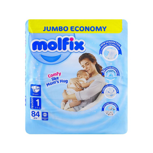 molfix diaper jumbo pack nb-1 84pc