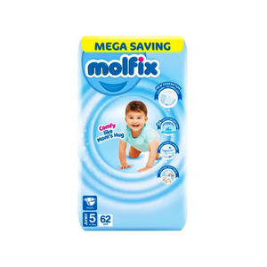 molfix diaper mega juniour 5 62pc