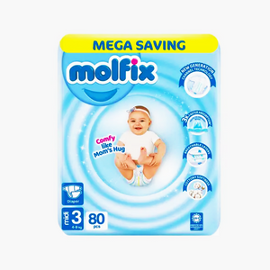 molfix diaper mega midi 3 80pc