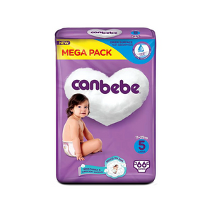 canbebe diaper mega pack junior 5 66pc