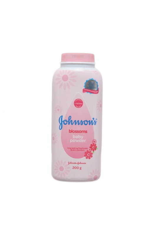 johnsons blossoms baby powder pink 200g