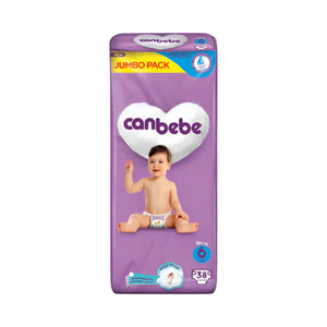 canbebe diaper jumbo pack xl-6 38pc