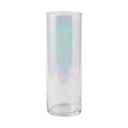 glass tube vase multi shine large 12''x4'' china
