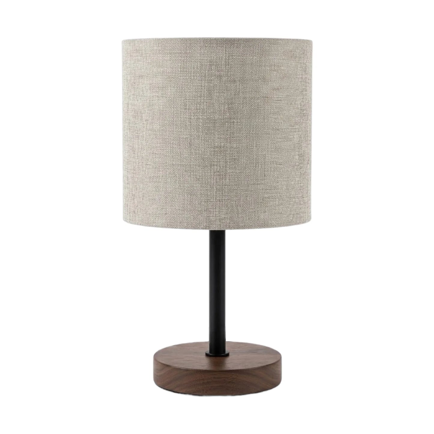 ceramic table lamp white & brown 11''x6'' china