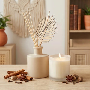 fragrance diffuser 3pc set brown 4.5''x8'' china