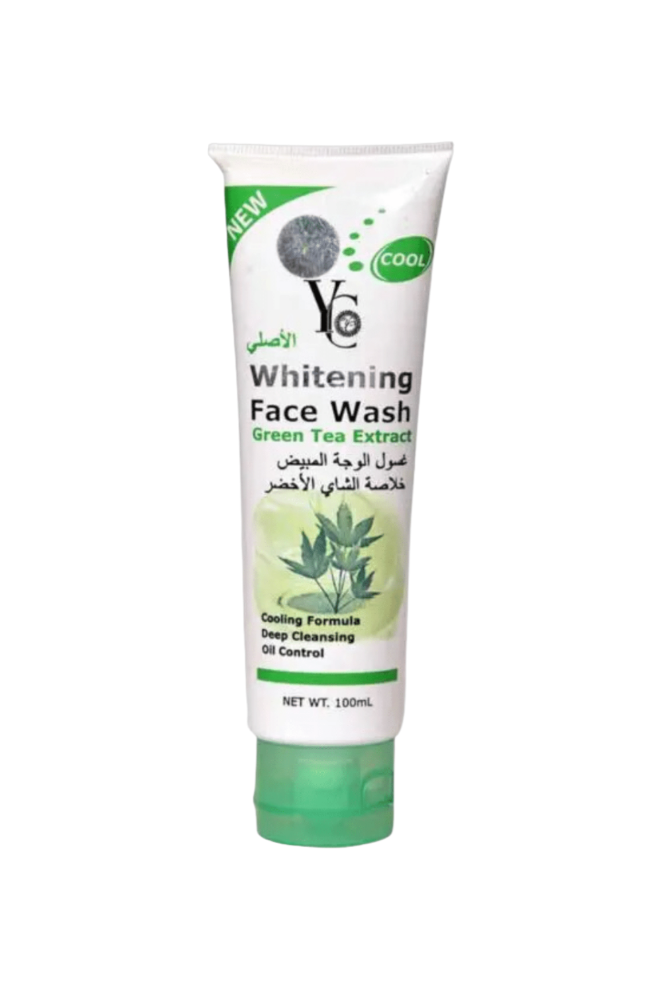 yc face wash green tea 100ml thailand