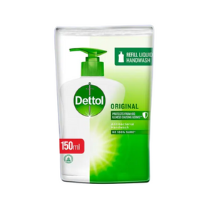 dettol hand wash original 150ml pouch