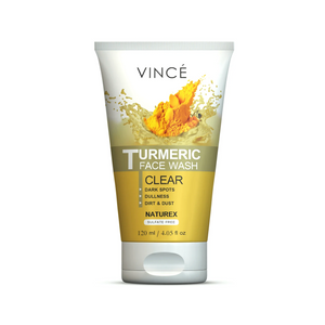 vince face wash turmeric 120ml pak