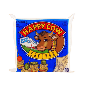 happy cow cheddar cheese 200g