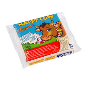 happy cow cheese regular 200g