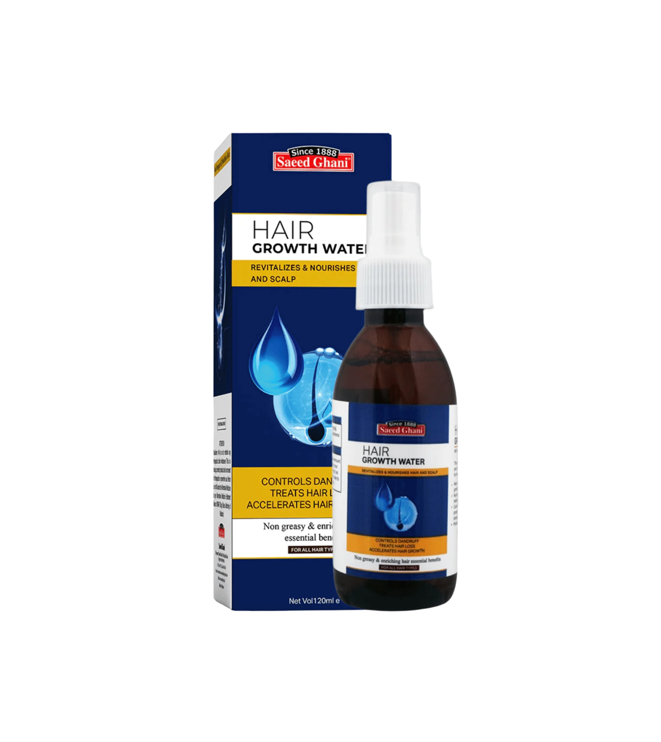 saeed ghani hair growth water 120ml pak