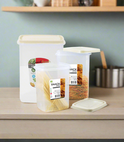 plastic jar 3in1 pak snack