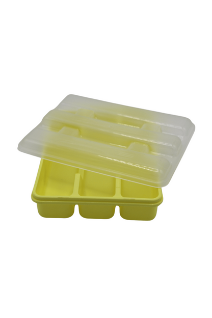 homeket plastic spoon box & lid 3sec pak