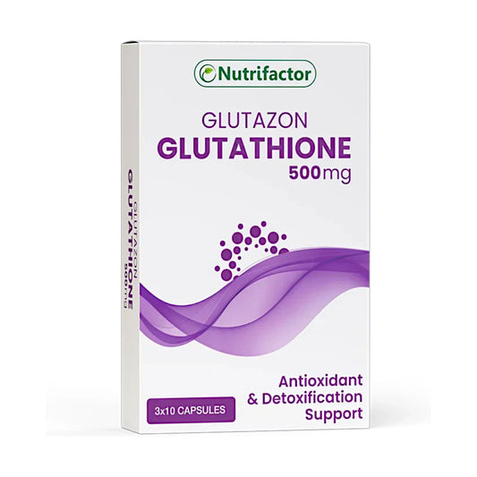 nutrifactor capsules glutazon glutathione 500mg 30p 1s