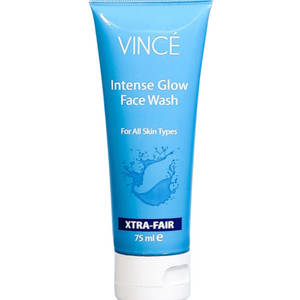 vince face wash intense glow 75ml pak