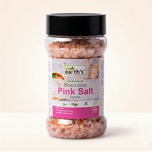 earths himalayan pink salt granules 700g jar