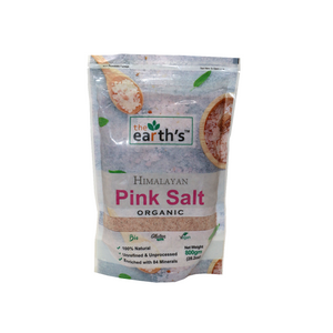 earth himalayan pink salt organic 800g pouch