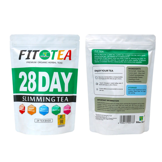 fit tea organic herbal slimming 28 tea bag