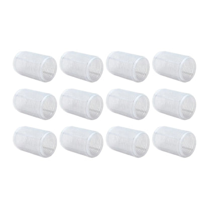hair roller plastic white plain self grip velcro 12 pieces set china