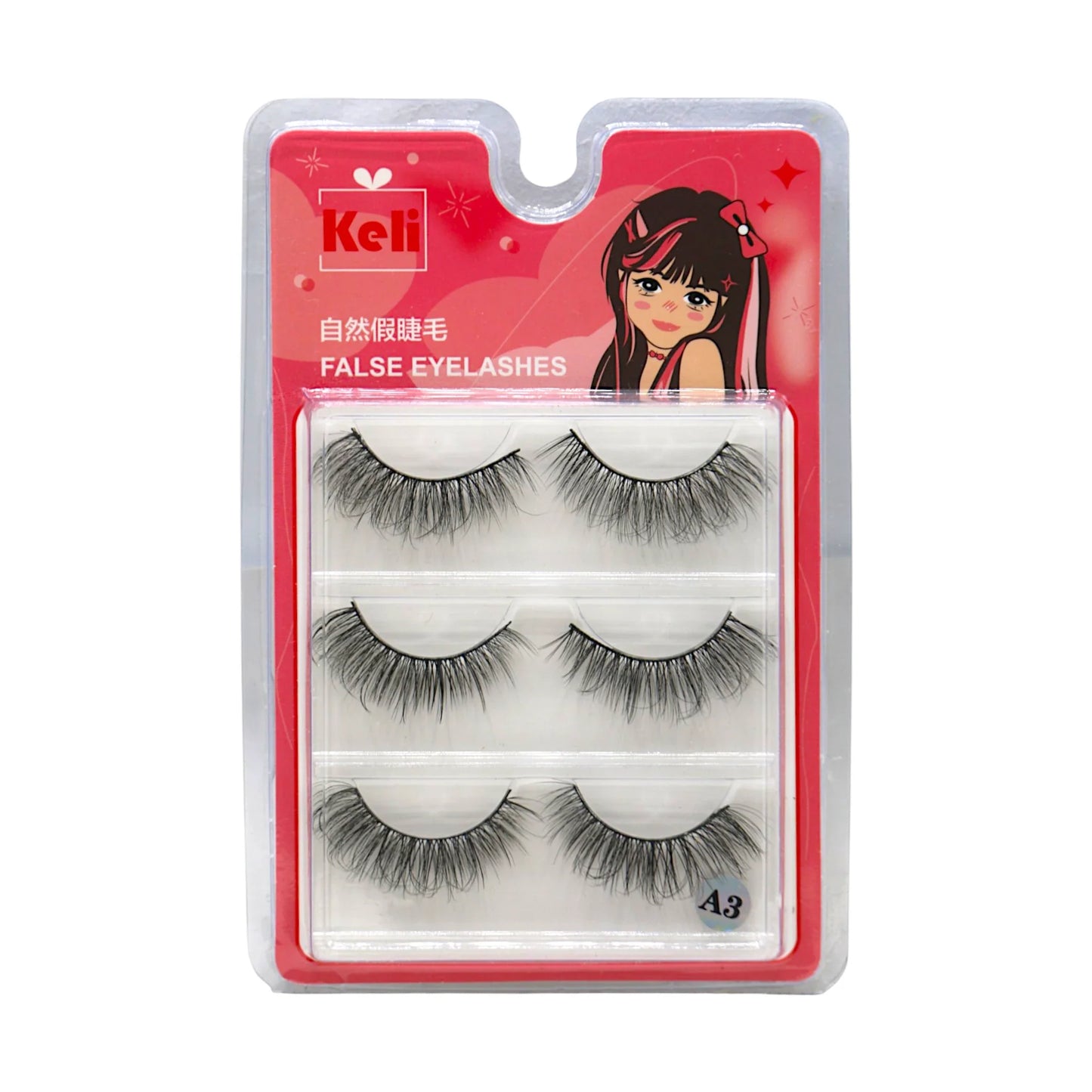 keli eyelash false a7 tm1249
