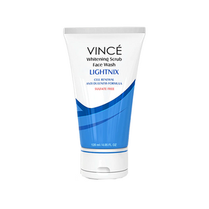 vince face wash whitening scrub 120ml pak
