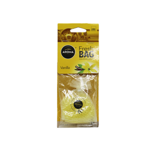 aroma fresh bag car air freshener vanilla 20g