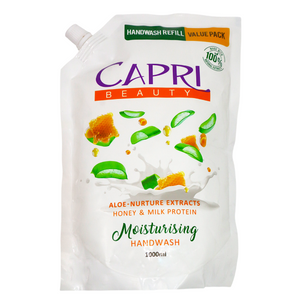 capri hand wash aloe honey & milk protein 1l