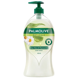 palmolive hand wash aloe vera 450ml pouch