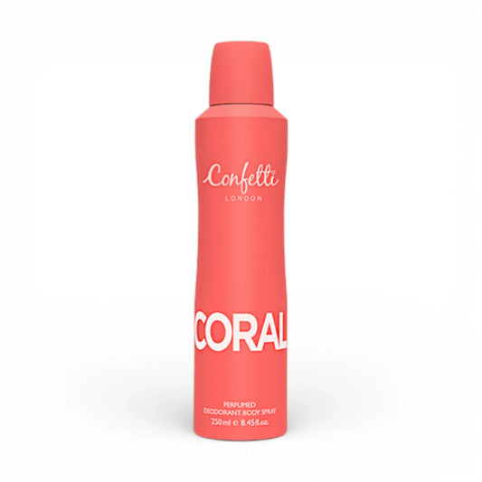 confetti body spray coral 250ml
