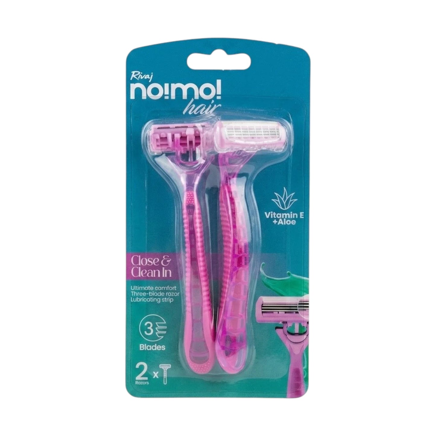rivaj razor no mo hair 2pc