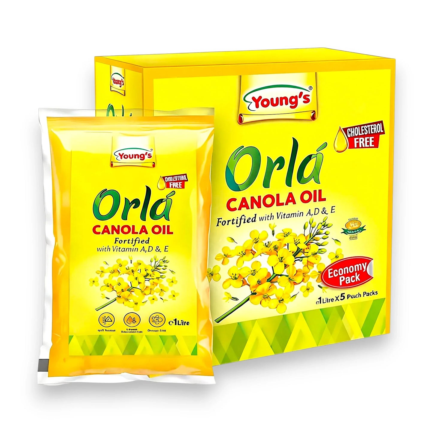youngs orla cooking oil 1l pouch
