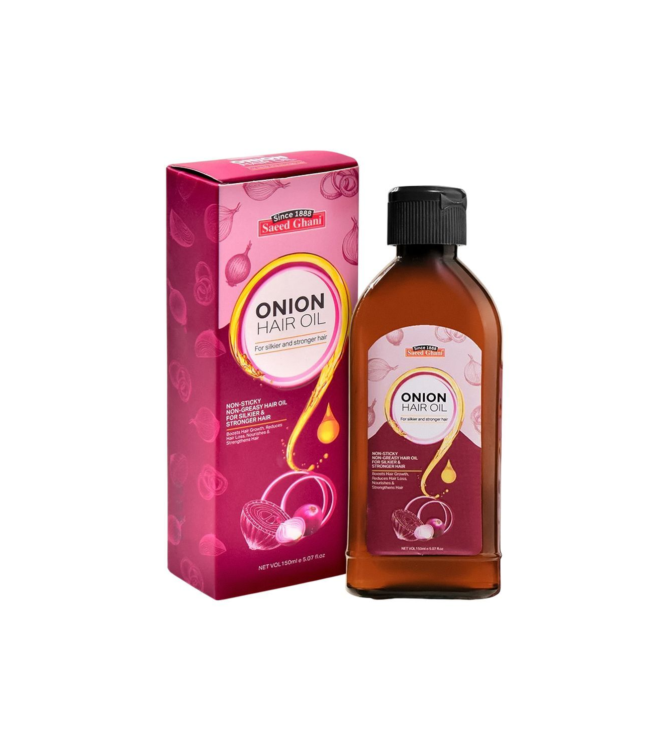 saeed ghani onion hair oil 140ml pak