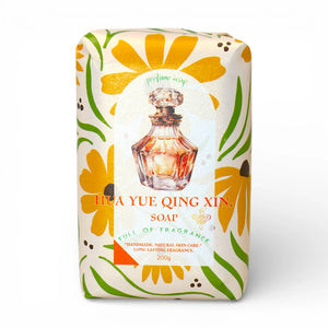 huayue qingxin perfume soap handmade 200g china