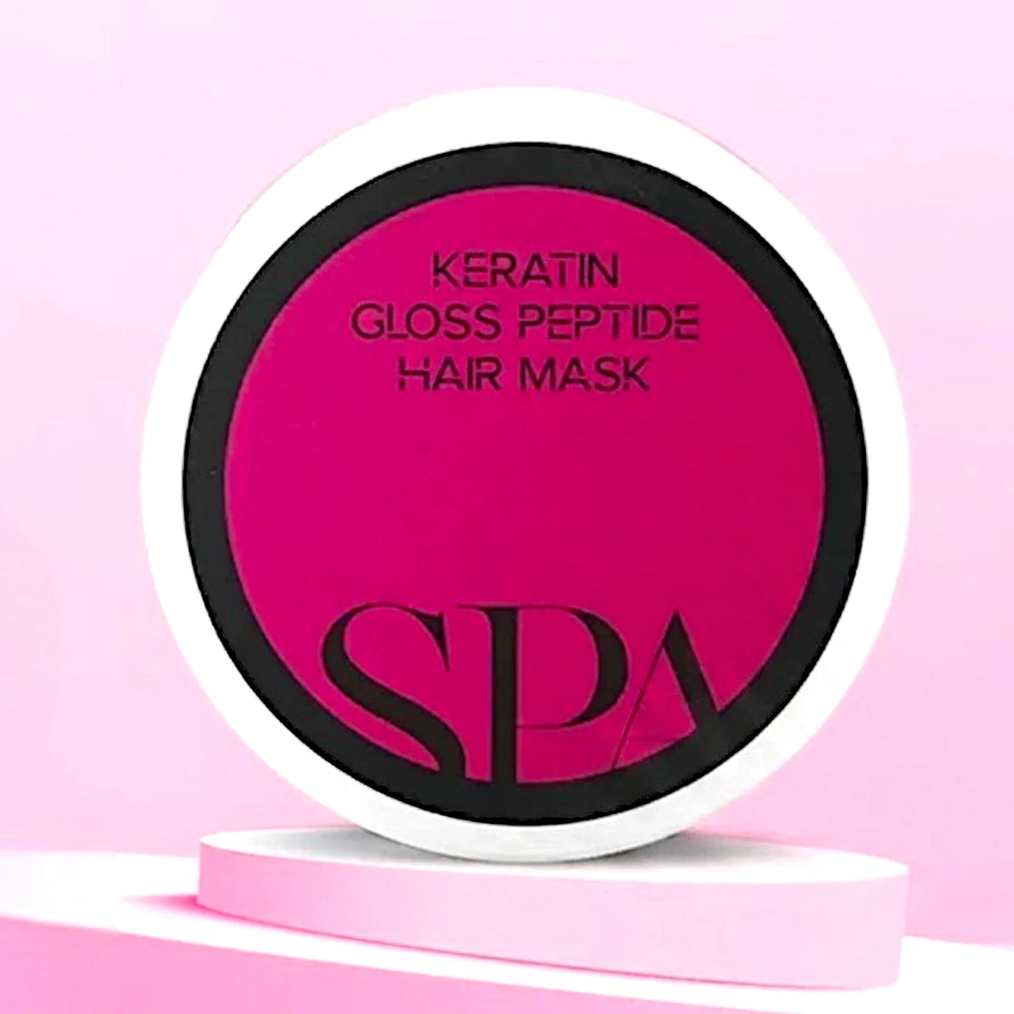 spa hair mask keratin gloss peptide 200g pak