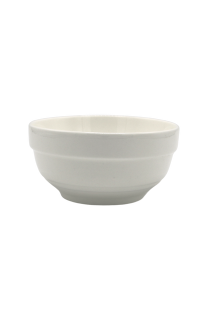 white ceramic bowl 4.5" china