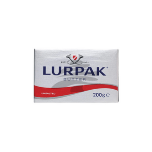 lurpak butter unsalted 200g