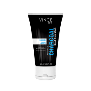 vince face wash men charcoal 120ml pak