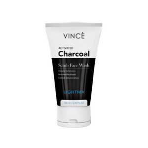 vince face wash charcoal activated 120ml pak