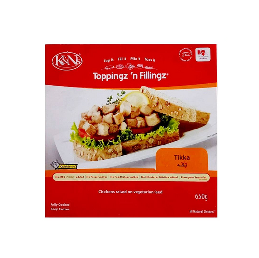 k&n toppingz n tikka 650g