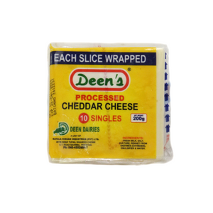deens processed slice cheese 200g