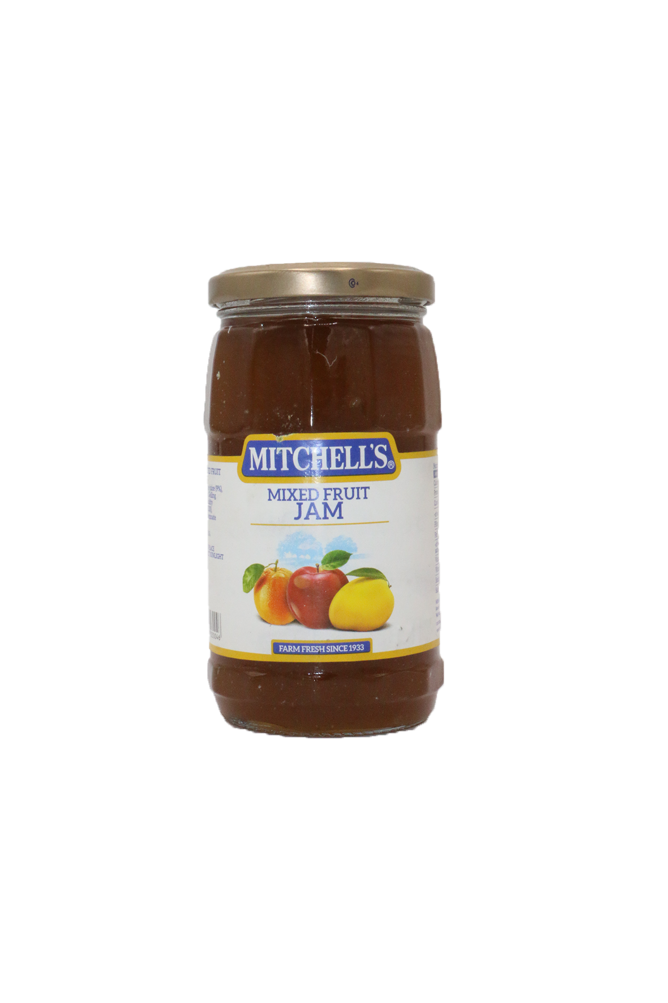 mitchells jam mixed fruit 410g