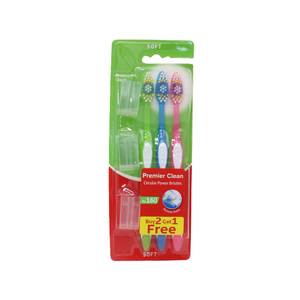 colgate tooth brush premier clean soft 3p